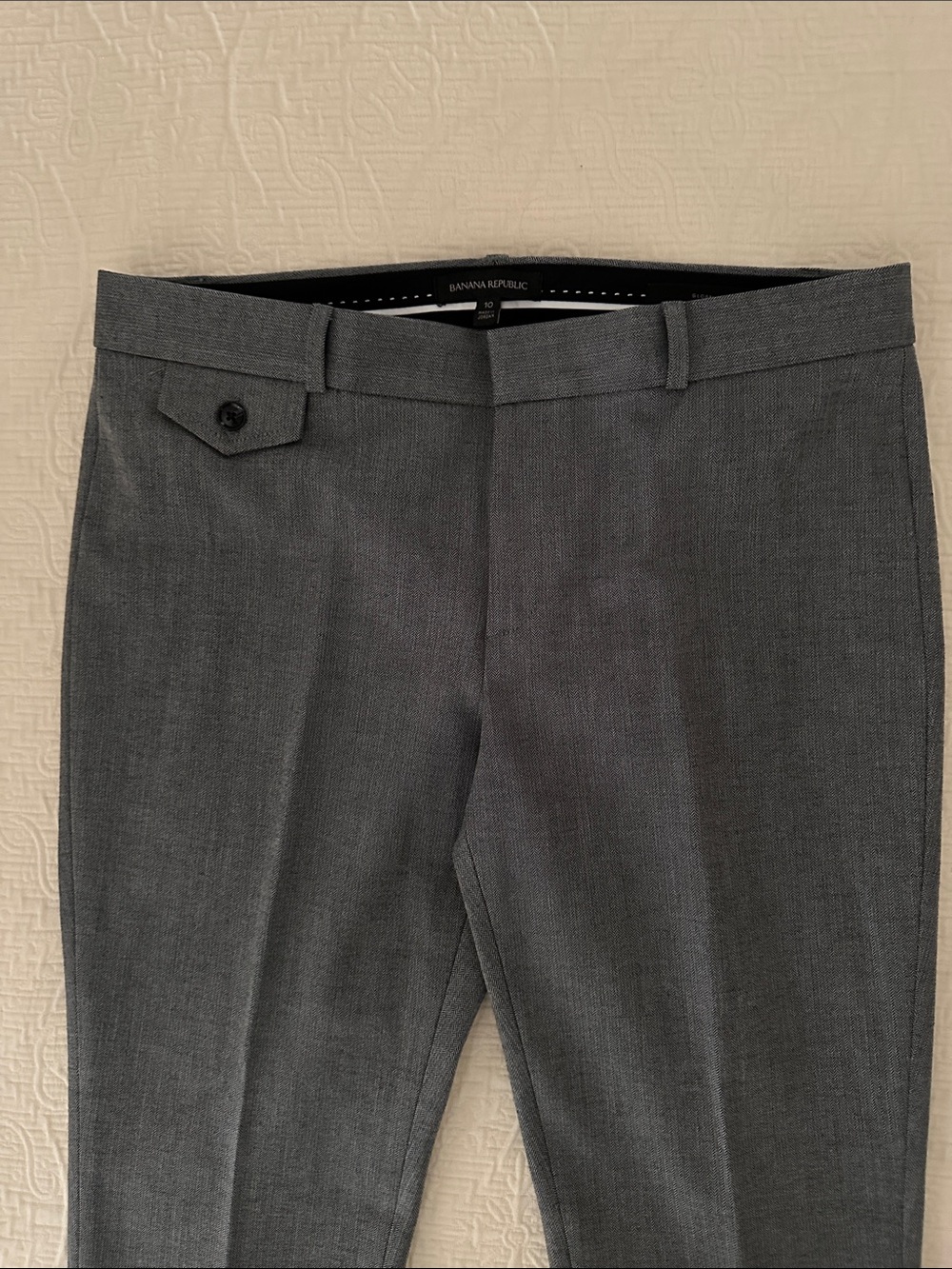 Banana Republic Charcoal Gray Slim Dress Pants